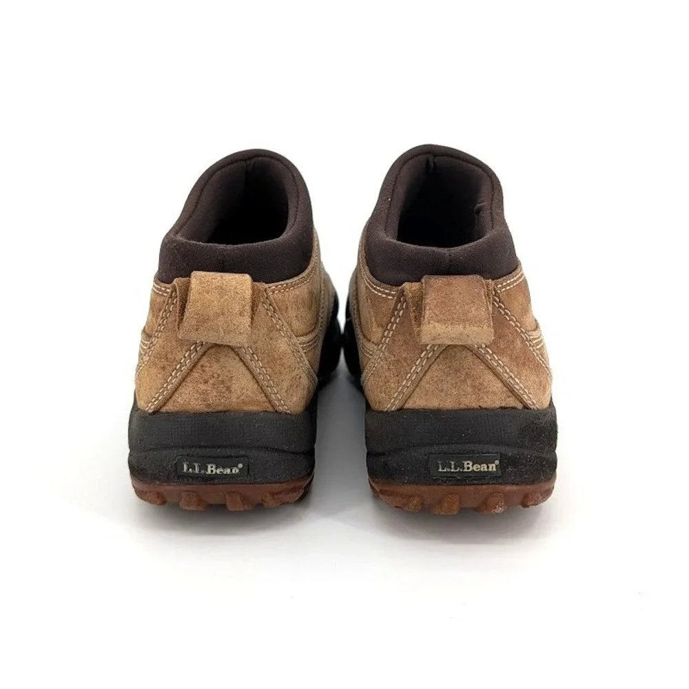 LL Bean Storm Chaser Slip On Duck Boots Brown‎ Black Suede Kid's Size 5